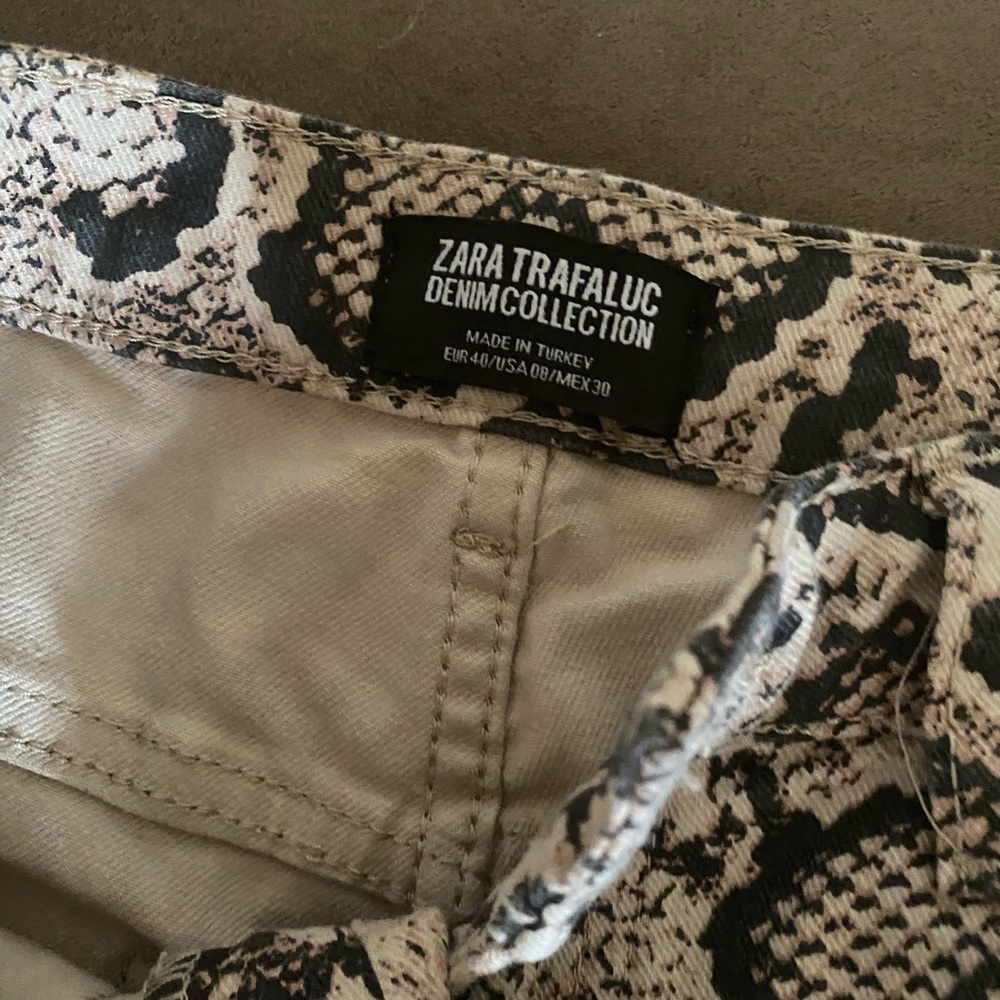 Zara snake print jeans - Picture 2 of 4